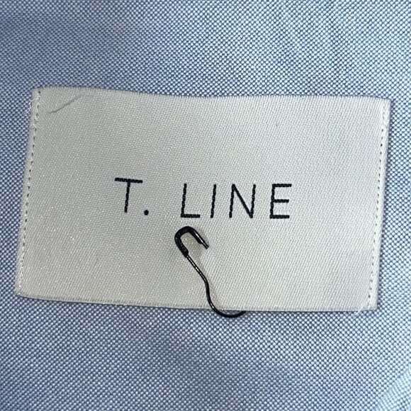 T. LINE THE ISABEL SHIRT - BLUE OXFORD Classic Luxury Closet Staple - NWOT - S/M - Picture 11 of 15